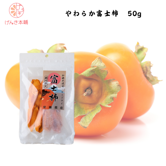 【愛媛】げんき本舗　やわらか富士柿　50g